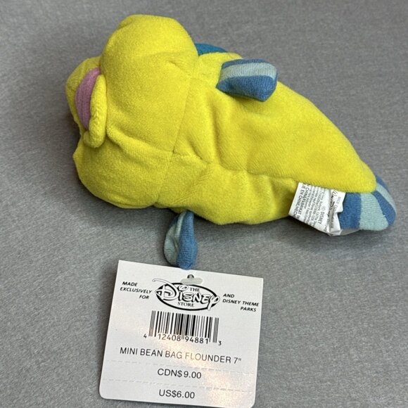 Sebastian Flounder The Little Mermaid The Disney Store Bean Bag Plush Set of 2 - Picture 8 of 8